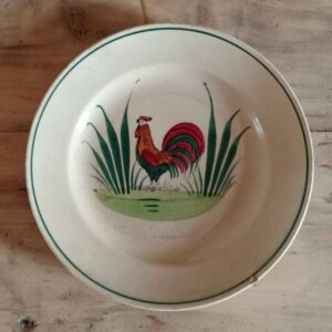 Petite assiette coq