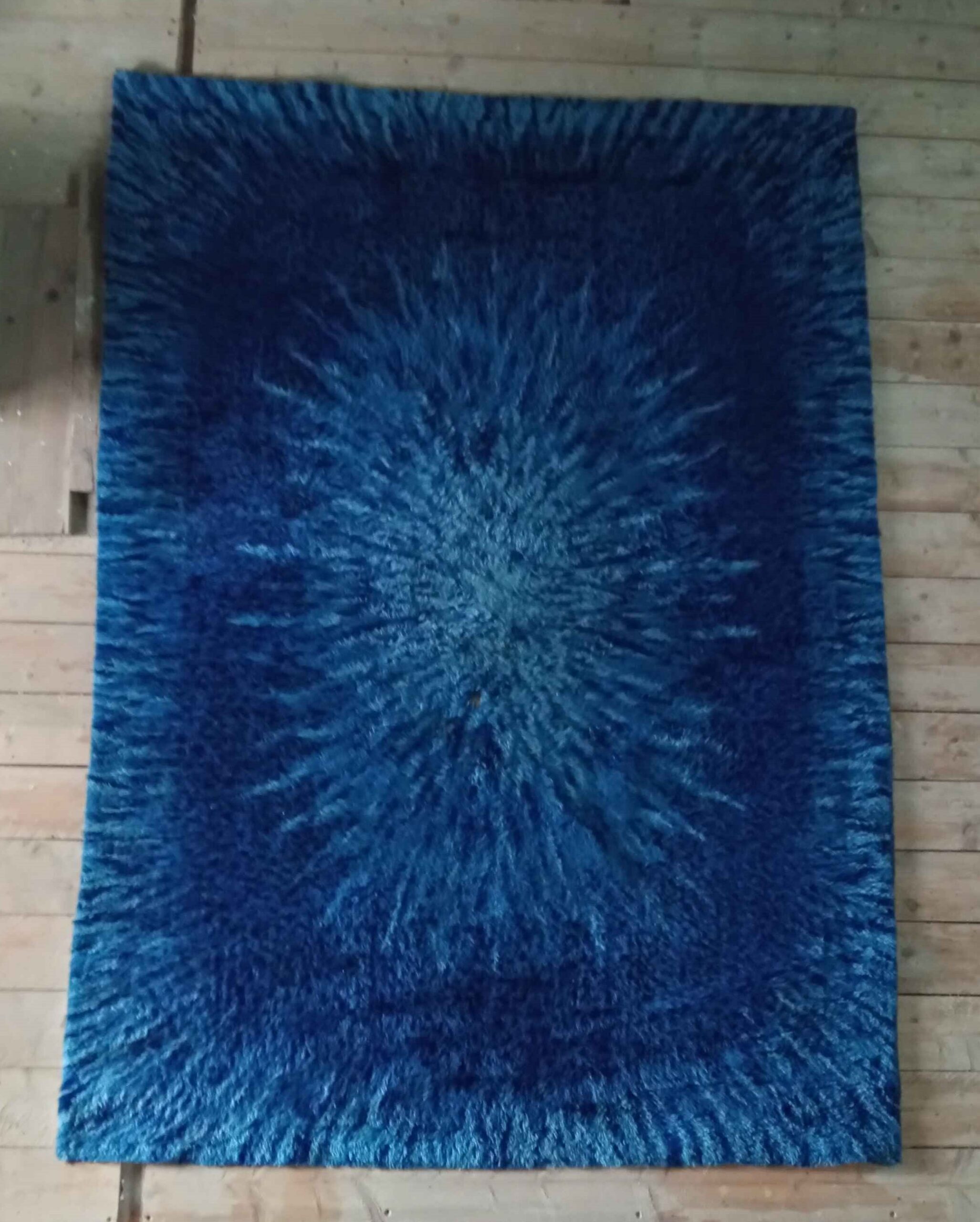 Tapis bleu L659