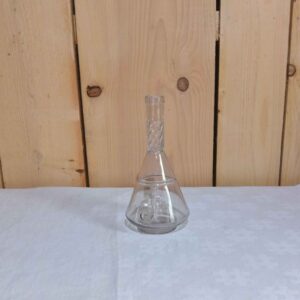 Bouteille en verre initiales JE