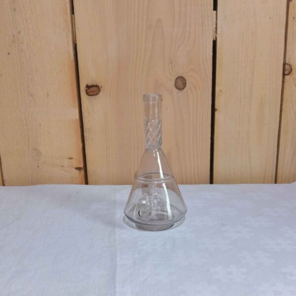 Bouteille en verre initiales JE
