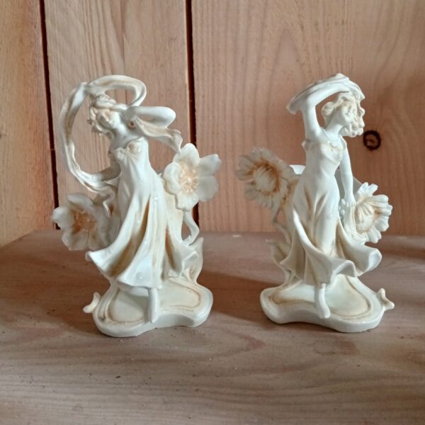 Vase en porcelaine blanc – Image 2
