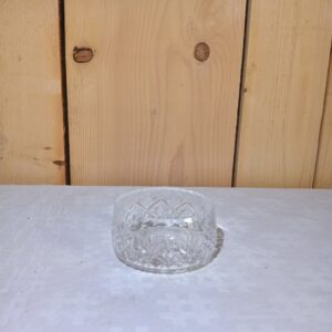Coupelle en cristal taillé
