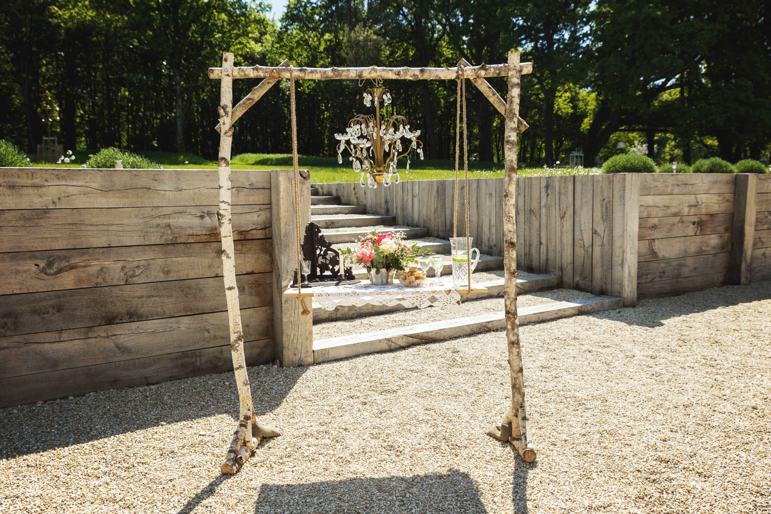 Arche en bois blanc L912