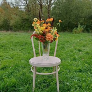 Vases en verre taillés >15 cm dépareillés