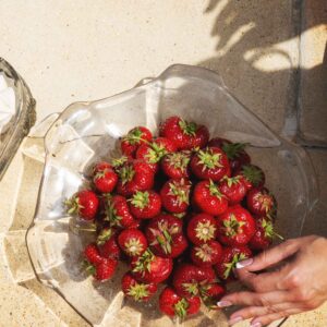 Plat en verre ou cristal