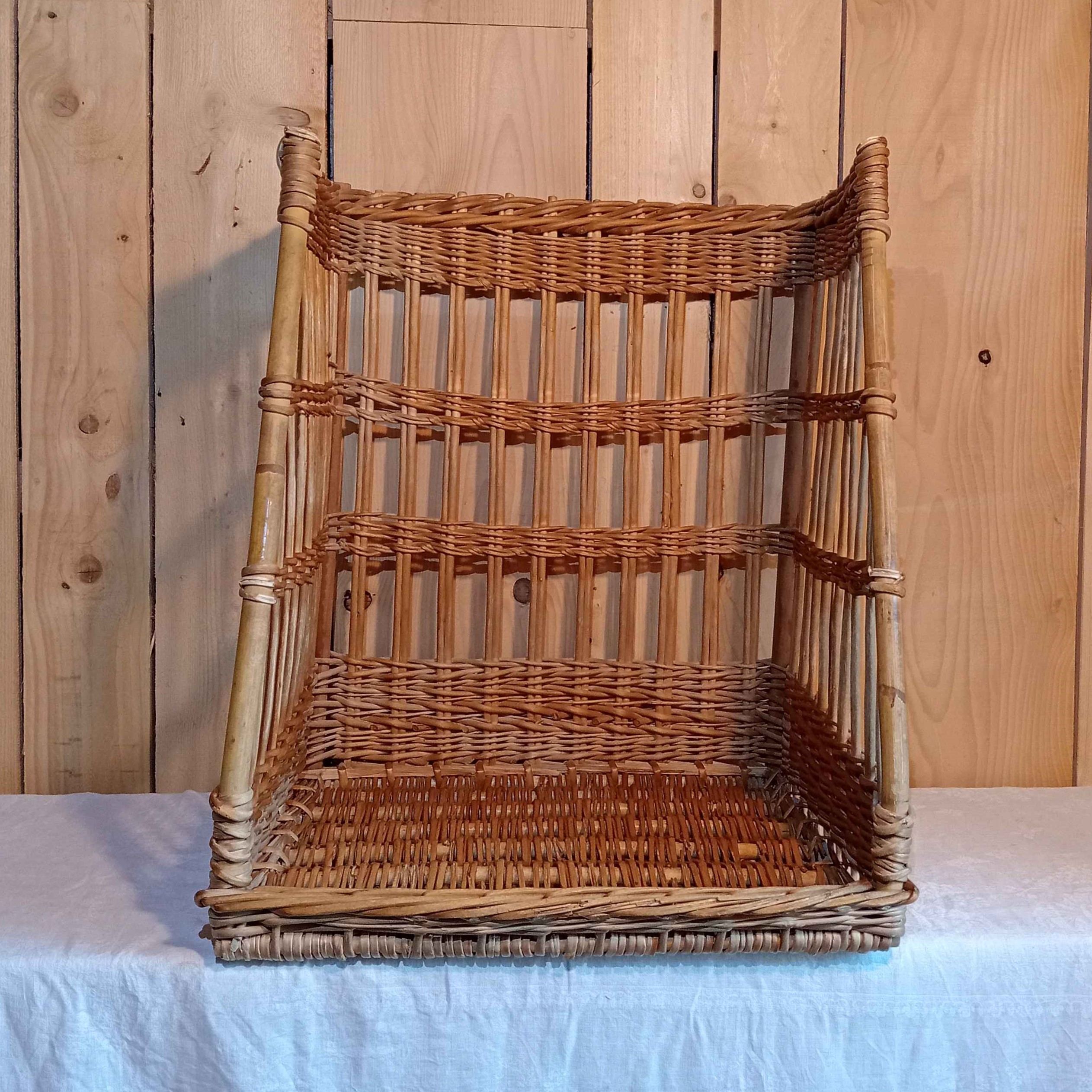 Objet décoration en osier