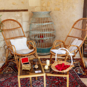 Paire de fauteuil en rotin