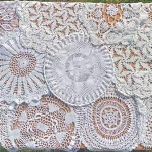 Napperons blancs >30 cm