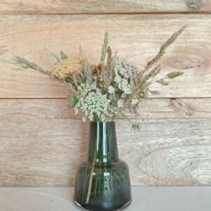 Vases en verre fumé