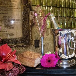 Soliflores en étain dépareillés