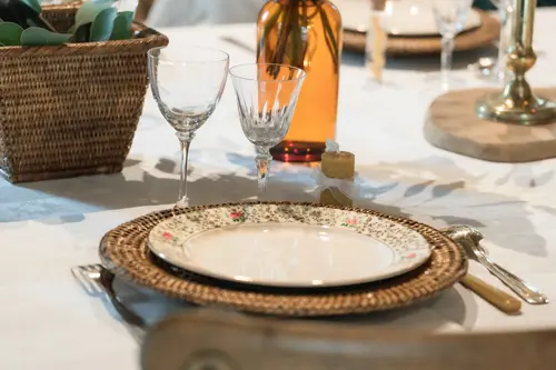 Décor de table osier – Image 2