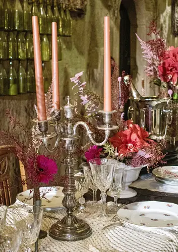 Chandelier argenté – Image 3