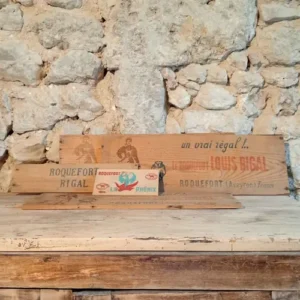 Plaques longues en bois roquefort