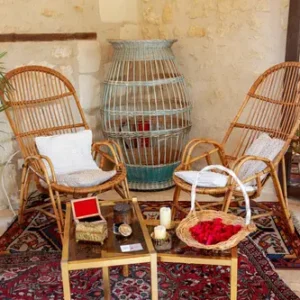 Paire de fauteuil en rotin