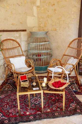 Paire de fauteuil en rotin