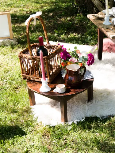 Tapis "lainage blanc"