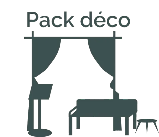 Logo des packs complets de décoration pour mariage et événement dans le loir et cher